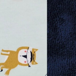 Carnaval enfantin - Eponge bambou bleu foncé