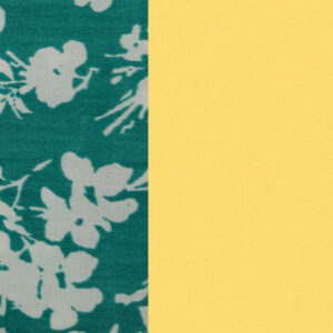 Pochoir fleural - jaune